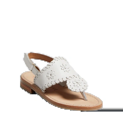 Jack Rogers Toddler Jacks Flat Sandal In White