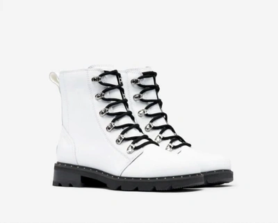 Sorel Lennox Lace Boot In White