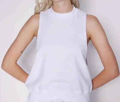Stateside Terry Cloth Pull-on Short In White