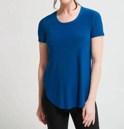 Joseph Ribkoff Essential Tee In Aquarius In Blue