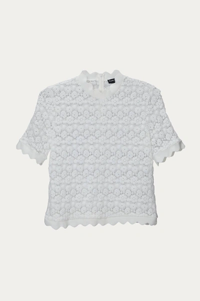 Allen Schwartz Lilly Blouse In Off White