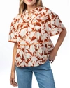 Crosby By Mollie Burch Ellis Top In Sycamore Shadows In Multi