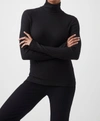 FRENCH CONNECTION TALIE MODAL JERSEY HIGH NECK TOP IN BLACK