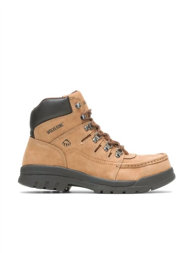 Wolverine Men's Potomac English Moc Steel-toe 6" Work Boot - Medium In Brown