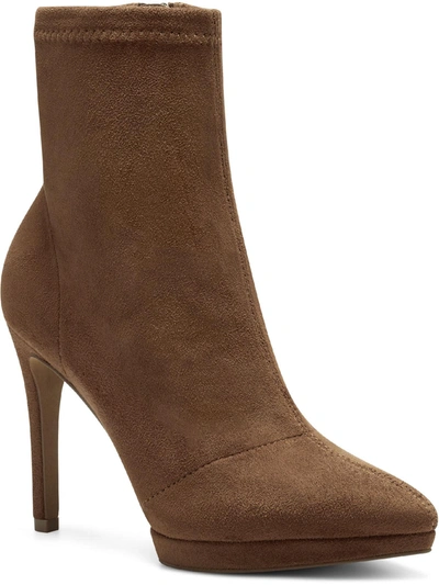 Jessica Simpson Valyn Womens Pointed Toe Platform Pumps In Brown