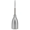 POLDER STAINLESS STEEL TOILET BRUSH CADDY, BRUSHED