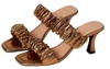 SEYCHELLES Leeward Heeled Sandals In Gold Metallic( Bronze)