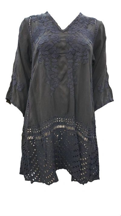 Johnny Was Women's Elimo Embroided Tunic In Black