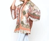 ARATTA ABSTRACT ANIMAL KIMONO IN WARM MULTI