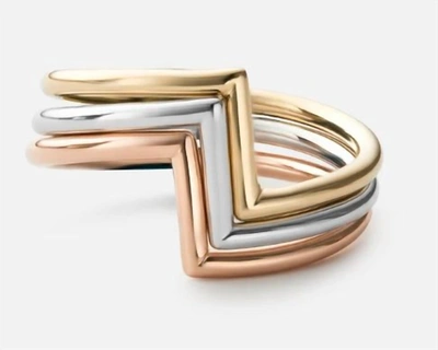 Miansai Arch Ring Set In Gold