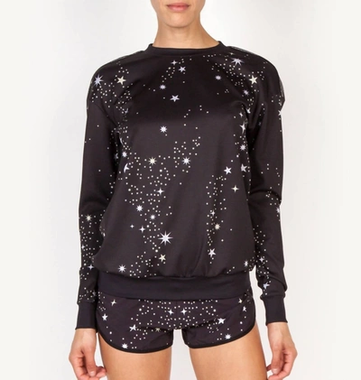 Ultracor Surface Silk Celeste Sweatshirt In Nero In Black