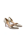 Sam Edelman Viv Pointed Toe D'orsay Pump In Silver