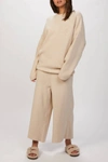 IN THE MOOD FOR LOVE KORA TRICOT PANT IN BEIGE