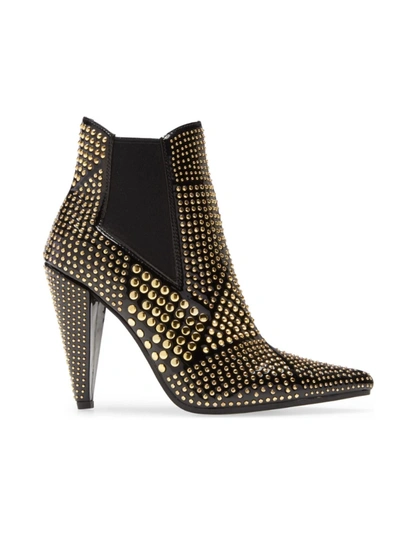 Jeffrey Campbell Women's Gorgeous Studded Boot In Black/gold