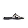 ATELIER BRYNN SANDALS IN BLACK SNAKE