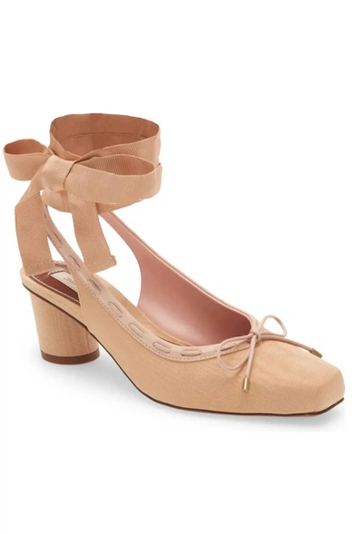 Zimmermann Chisel Toe Ballerina 45 Ottoman Pumps In Brown