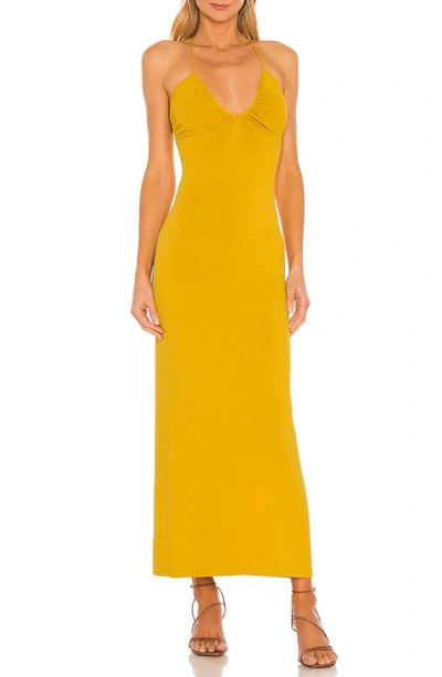 Ronny Kobo Damee Knit Dress In Canary In Multi