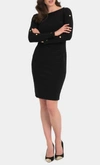 Joseph Ribkoff Studded Mini Dress In Black