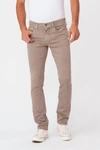 Paige Transcend Lennox Slim Fit Twill Pants In Multi