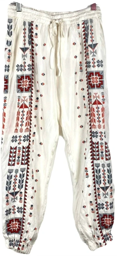 Johnny Was Women's Keir Pant In Natural In White