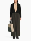 Eileen Fisher Silk Wide Leg Pants In Dark Brown