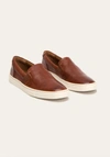 Frye Ivy Leather Slip-on Sneakers In Green