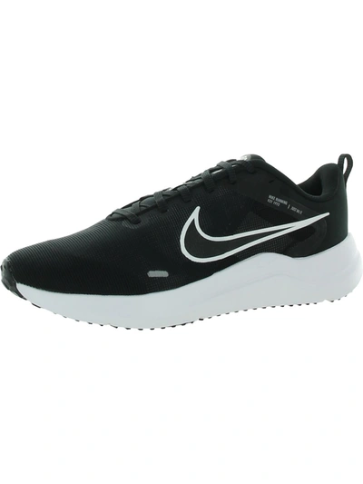 Nike Downshifter 12 Running Shoe In Black/ White/ Grey/ Platinum