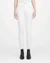 Rag & Bone High Rise Ankle Skinny Jean In Blanc In White