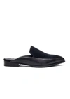 RAYE Kiki Loafer Slide Sandal In Black