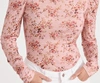 Loveshackfancy Vienna Turtleneck In Berry Cobbler In Multi