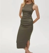 Michael Stars Wren Midi Dress In Green