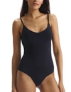 Commando Butter Lifted Cami Bodysuit In Black In Black