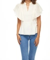 ANNA CATE Collins Top In Ivory