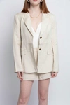 Astr Ayra Linen Blend Blazer In Multi