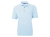 CUTTER & BUCK Men's Botanical Print Recycled Polo Shirt In Atlas Aqua