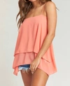 SHOW ME YOUR MUMU MISSY TANK IN CORAL
