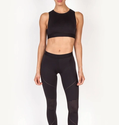 Ultracor Level Amp Pixelate Crop Top In Nero In Black