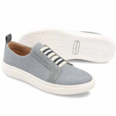 Comfortiva Tacey Leather Slip-on Sneaker In Grey