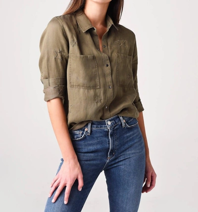 Rails Marcel Top In Olive In Green