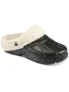 BASS FIELD SLIDE WOMENS LINED SLIP ON CLOGS SHOES