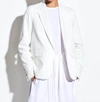 Vince Single-breasted Blazer Jacket In White