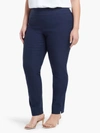 Nic + Zoe Wonderstretch Pant 31" Inseam - Plus In Dark Indigo In Purple