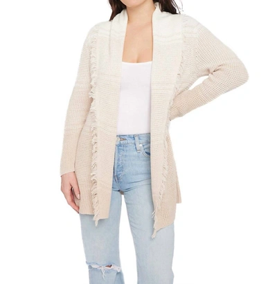 27 Miles Malibu Jupiter Cardigan In Beige