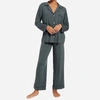 Eberjey Gisele Long Pj Set In Green
