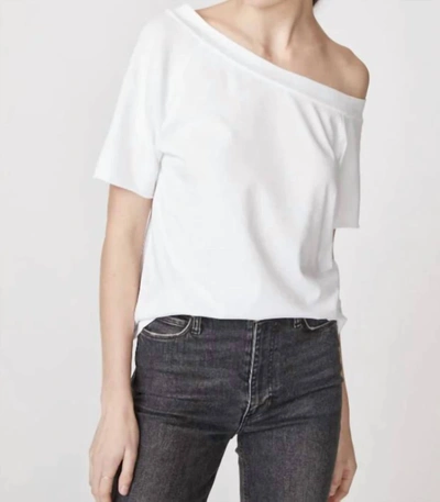 Stateside Cloud Jersey Off-shoulder Top In White