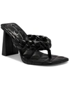 Jessica Simpson Zaliye Womens Faux Leather Slip-on Heels In Multi