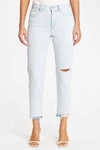 PISTOLA PRESLEY HIGH RISE RELAXED CROP JEAN IN RIVIERA