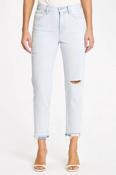 Pistola Presley High Rise Relaxed Crop Jean In Riviera In Blue