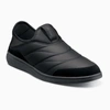 FLORSHEIM JAVA NYLON MOC TOE SLIP ON IN BLACK