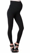 David Lerner Maternity Cropped Leggings In Navy In Blue